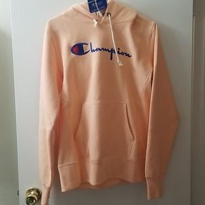 Champion Europe Reverse Weave Logo Script Hoodie